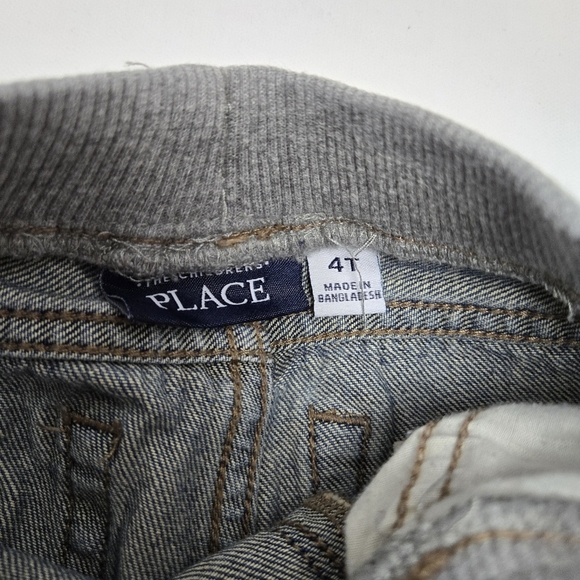 The Children's Place Elastic Waist Jeans Size 4t - Picture 4 of 7